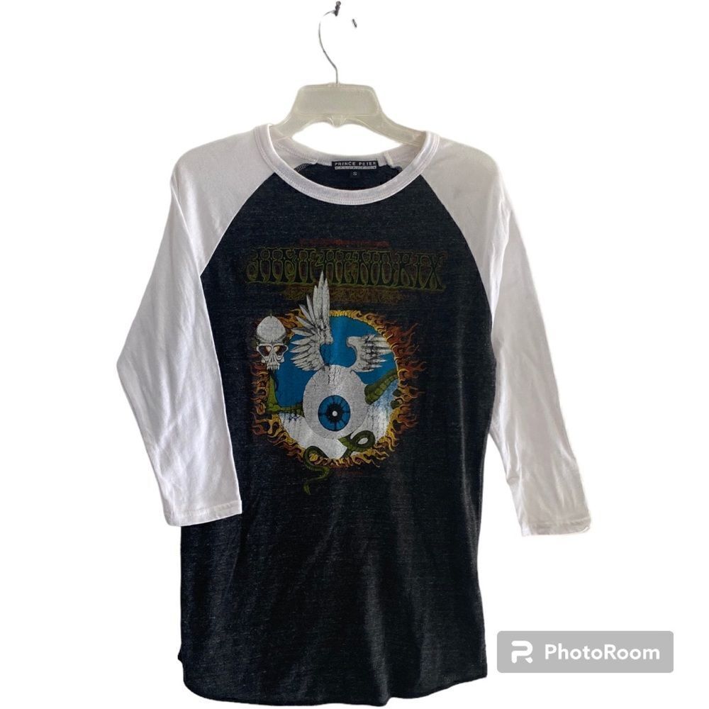 Prince Peter Collection Jimi Hendrix Raglan Graphic Tee Size S